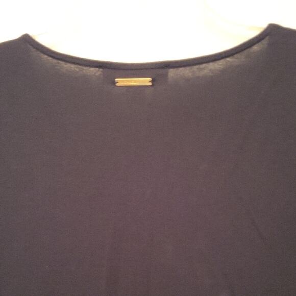 Michael Kors Black Blouse Size S 3/4 Sleeve Tunic - Picture 11 of 13